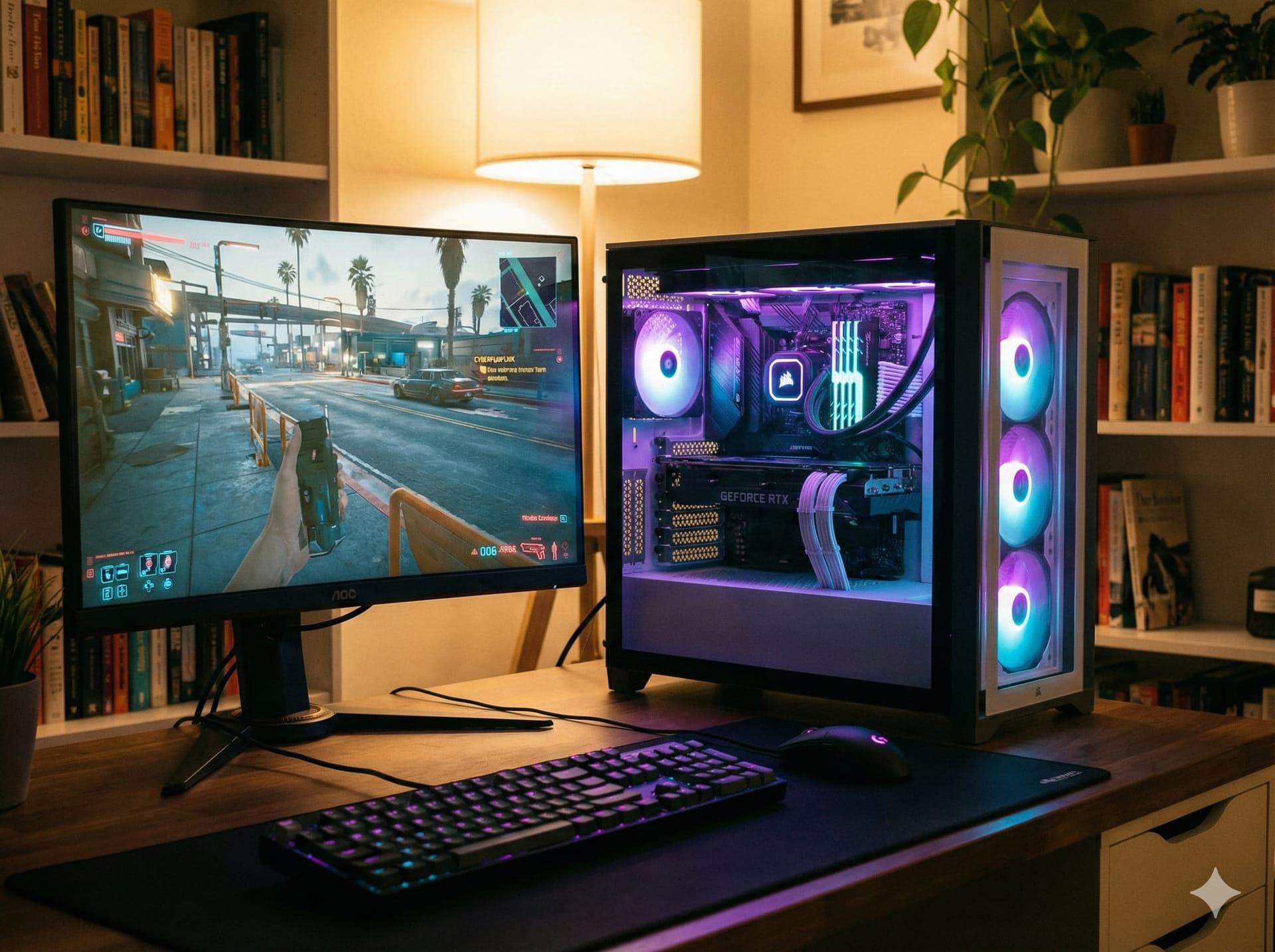 Mid-range performance gaming PC build