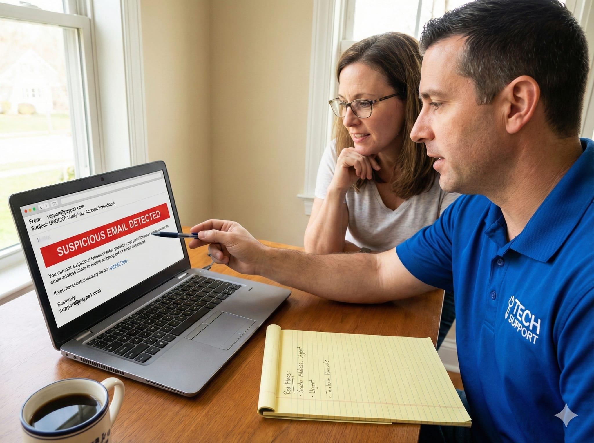 Scam and Phishing Recognition Training service by Resi Tech Solutions